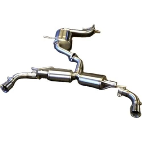Golf6 MK6 GTI modified exhaust pipe with electric valve control system