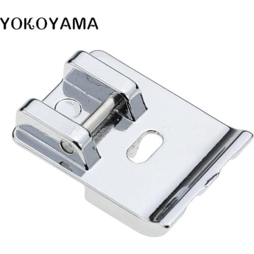 YOKOYAMA Universal Metal Double Welting Piping Cording Foot For Singer Brother Janome Feiyue Home Sewing Pressure Foot Supplies