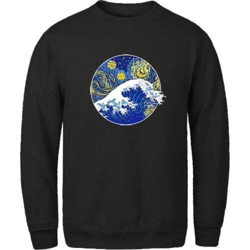 Mens Sweatshirt Seawater Long Sleeve Male Hoodie Vintage Hipster Standard Pullovers Tops Fashion Rrtro 2020 New Supoleron Hombre