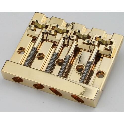 NEW Hipshot KickAss Bass Bridge 4-String Retrofits Badass Bass - Gold