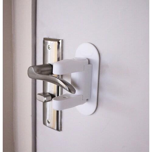 Practical Plastic Child Security Window Door Sash Lock Durable Multi-functional Classic Safety Lever Handle Sweep Latch