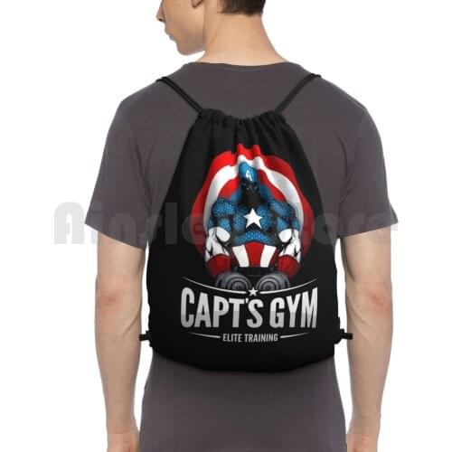 Capt Gym Backpack Drawstring Bag Riding Climbing Gym Bag Gym Training Fitness Cross Fit Bodybuilding Lifting Fit Life