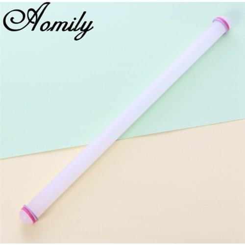 Aomily Lengthen 50cm Non Stick Rolling Pin Roller Fondant Cake Baking Dough Pizza Tools Discs Home KItchen Baking Pastry Tool