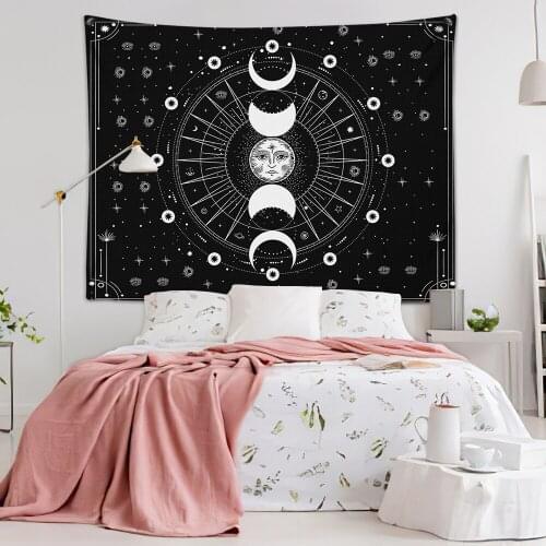 3D Print Modern Fashion Custom Hanging Tapestries Tarot Constellation Tapestry Home Bedroom Living Room Wall Dorm Decor Adult
