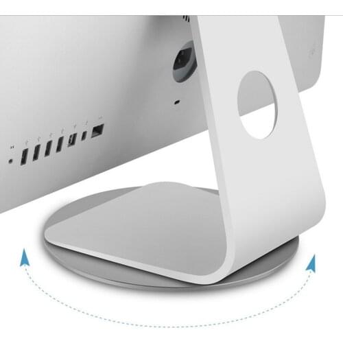 360 degree rotating swivel steel aluminum alloy monitor stand for iMac All InOnePC