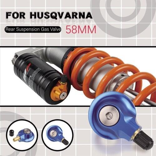 58MM Rear Suspension Gas Valve Motorcycle accessories For SXF EXC EXCF XC XCF XCW 85 250 350 450 300 Husqvarna TE FE 2010 11 12
