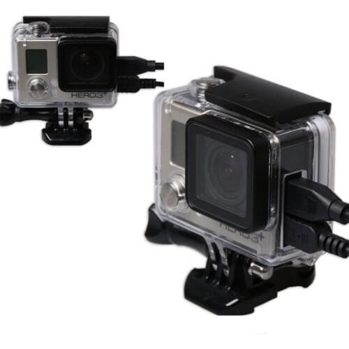 Skeleton Protective Side Open Housing Case For Gopro hero 4 3 + Camera Accessories Side Open Shell Protective Case for Go Pro