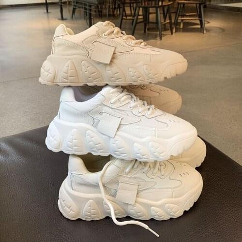 Women Sport Sneakers Ladies White Chunky Sneakers Female luxury Brand Platform Shoes high quality Fashion female Trainers