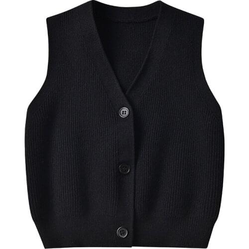Autumn New Baby Toddler Sweater Boys Girls Knitted Vest Coat Solid Color Waistcoats Kids Pullover Sweaters Children Clothes