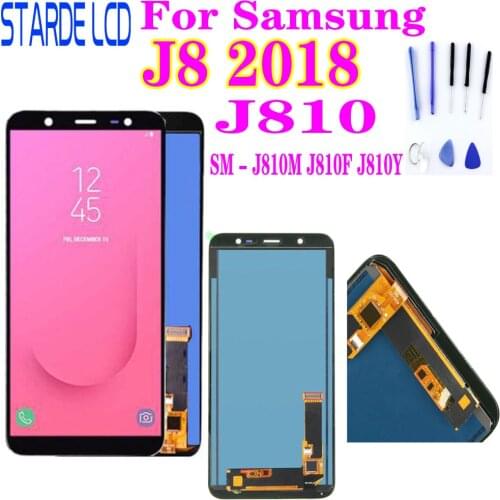 5.8'' For Samsung Galaxy J8 2018 J810 LCD Display Touch Screen SM-J810M J810F J810Y Screen Replacement