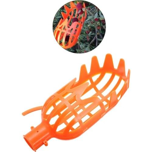 1PCS Plastic Fruit Picker Gardening Fruits Collection Picking Head Fruits Catcher Farm Garden Picking Device Greenhouses Tool U3