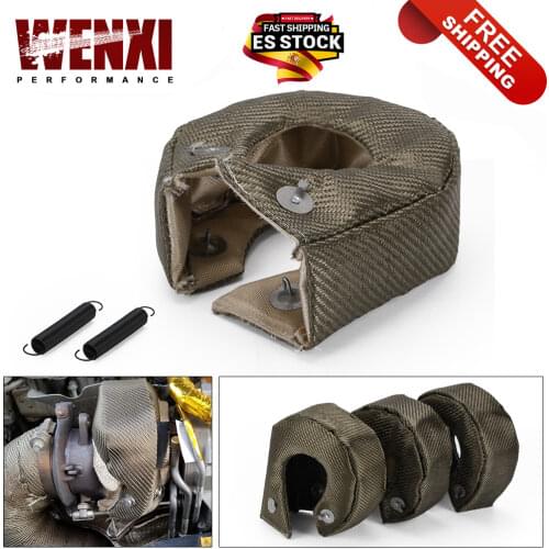 100% Full TITANIUM T3 turbo blanket turbo heat shield fit : t2 t25 t28 gt28 gt30 gt35 and most t3 turbo WX-TBF03