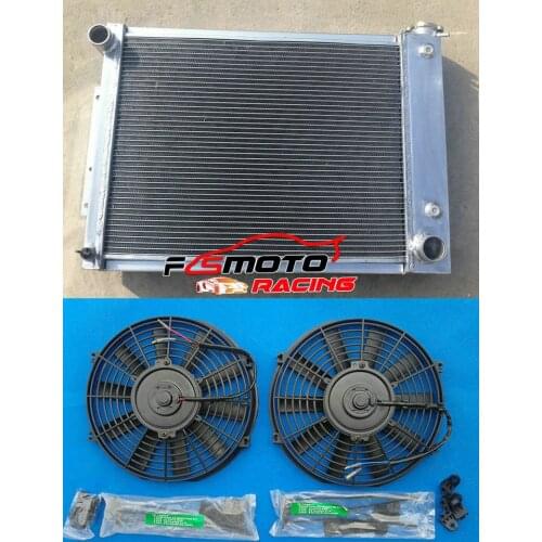 3ROW ALUMINUM RADIATOR & 2*FAN FOR 1967-1969 68 CHEVY CAMARO/FIREBIRD T/A 5.3L-5.7L V8 1967 1968 1969 67 68 69