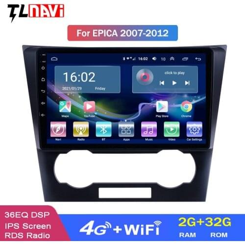 4G LTE 2G RAM Android 10 Car Radio Stereo Unit Player For Chevy Chevrolet Epica 2007-2011 2012 GPS Navigation