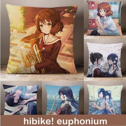 Anime hibike! euphonium Oumae Kumiko Kawashima Sapphire Peach Skin Dakimakura Plush Stuffed Throw Pillow Bed Sofa Cushion