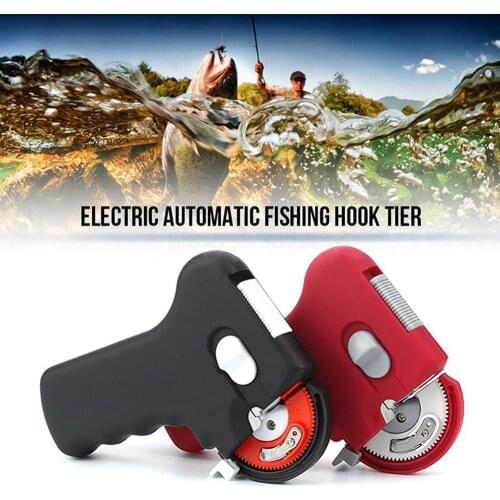 Automatic Electric Fishing Hook Tier Machine Tie Fast Fishing Hooks Line Tying Device Equipment Fishing Accessories X199G