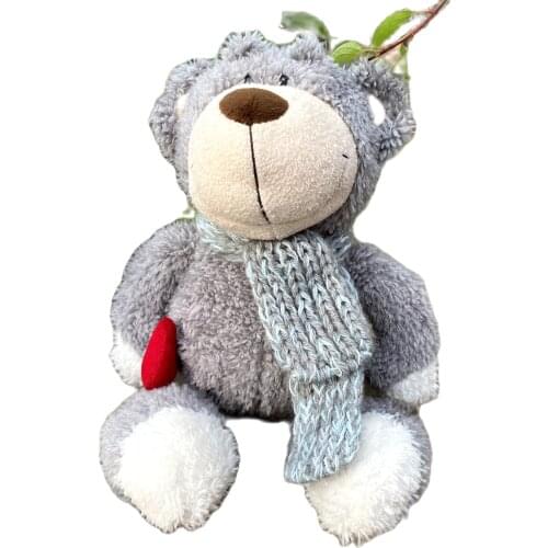 35-45cm Grey Color Teddy Bear Sacrf Stuffed Plush Soft Doll Animals Toy Girls Baby Kids Birthday Gift