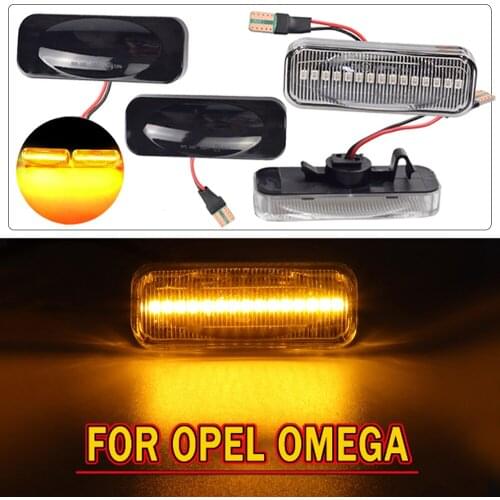 For Opel For Omega B Stufenheck Caravan 1994-2003 LED Dynamic Turn Signal Light Side Fender Marker Lamp