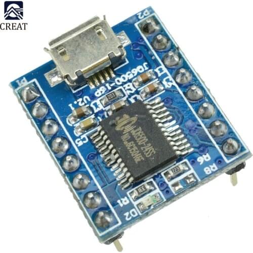 JQ6500 Voice Sound Board Module USB DIP16 TTL UART MP3 Breakout Replace One to 5 Way MP3 Voice 3.2-5V 20mA