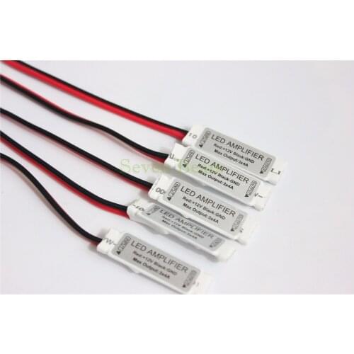 Mini RGB LED Amplifier DC12V 144W 12A For RGB color 5050, 3528 led strip