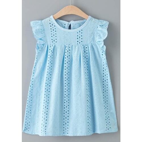 Melario 2021 Girls Dress New Summer Brand Girls Dress Casual Kids Princess Dress Hollow Party Dress Children Clothing for 3 7Y