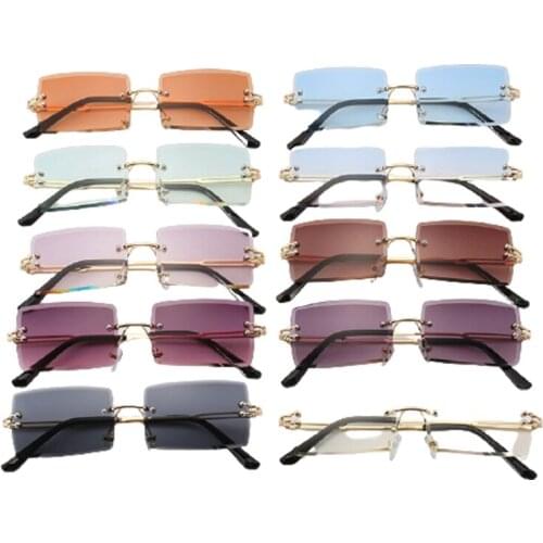 Fashion Retro Sun Glasses Newest Women Men Rectangle Goggles Summer UV400 Eyewear Cycling Sunglasses