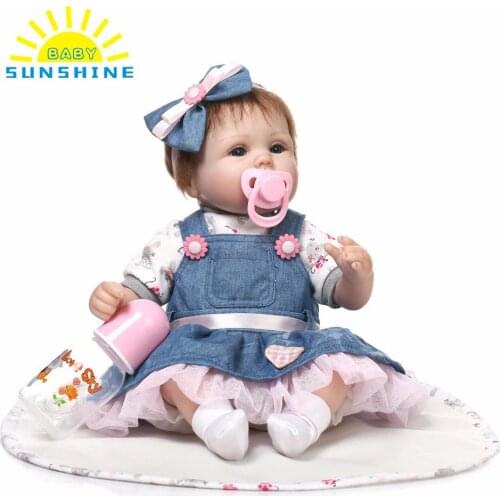 Reborn Soft Silicone Reborn Baby Dolls Vinyl Toys 26CM Dolls For Girls Toys Baby Dolls for Princess Children gift