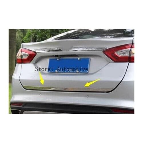 New Accessories ! For Ford Mondeo Fusion 2013 2014 2015 Stainless Steel Rear Tailgate Trunk Lid Cover Trim 1 Pcs