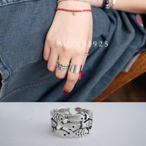 New Gothic Men Fish Rings For Women Jewelry Birthday Gift Romantic Wedding Engagement Drop Shipping 2021