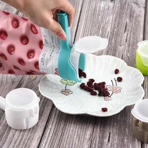 New Multifunctional Food Preservation Sealing Clip Snacks Open Type Tea Milk Powder Moisture-Proof Clip Plastic Bag Clip