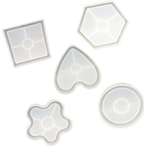 Epoxy Resin Crafts Coasters Molds Handmade Decoration DIY Silicone Molds Cup Pad Water Cup Mat Holder