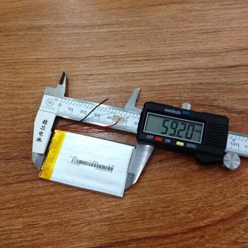 3.7V polymer lithium battery, 303759 700mAh vehicle recorder, GPS navigation, MP3, MP4, MP5 Rechargeable Li-ion Cell