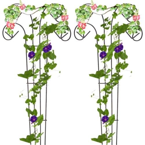 Butterfly-like Garden Trellis Iron Climbing Plant Grow Support Garden Flower Plant Growing Support Iron Trellis Wall Garden Deco