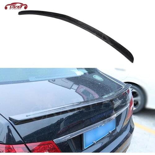 For Benz W212 Spoiler Carbon Fiber Rear Boot Spoiler Wings For Mercedes Benz E Class W212 E260 E300 E320 4 Door 2010-2016