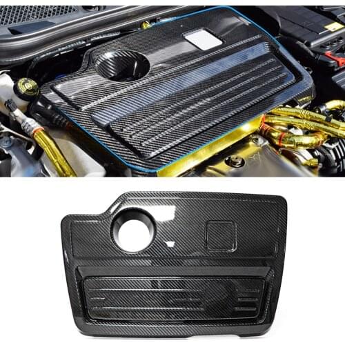 Carbon Fiber Car Engine Motor Hood Frame Cover Sticker Shell Protector for Mercedes-Benz AMG A-Class W176 CLA C117 GLA X156