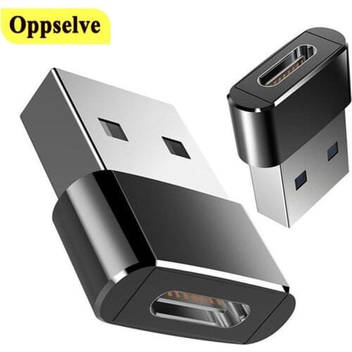 Oppselve USB Type C OTG Adapter Converter Male to USB Female Type-c Converter For Huawei P30 Pro Lite Charger Data USB C Cable