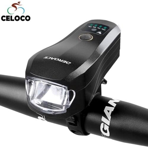 T6 LED USB Rechargeable Bicycle Light Induction Bike Front Headlight Cycling Safety Flashlight 4 modes waterproof