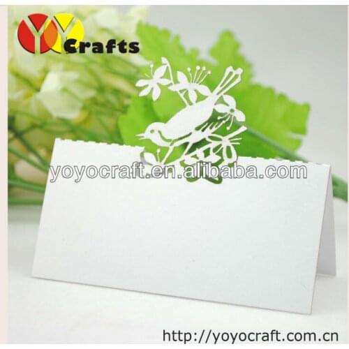 High-quality laser cut wedding guest name card party birthday wedding table card