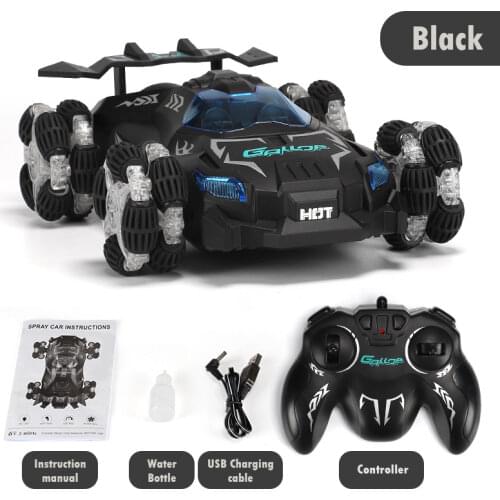 1:12 Wireless RC Electric Cool Light Spray Drift 4WD Racing Car 2.4GHZ Long Endurance Easy Charge RC Cars for Adult Kid Toy Gift