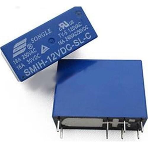 1pcs/lot SMIH-12VDC-SL-C 12V Relays 16A 250V 8pin A Set Of Conversion New Original