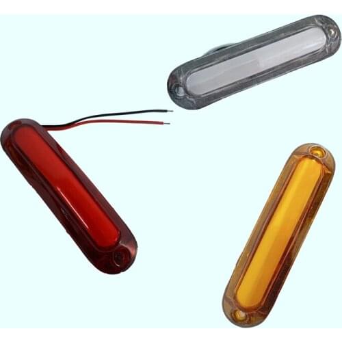 5PCS Universal Warning Light 6LED Rear Light Trailer 12V-24V Truck Lorry Side Signals Light
