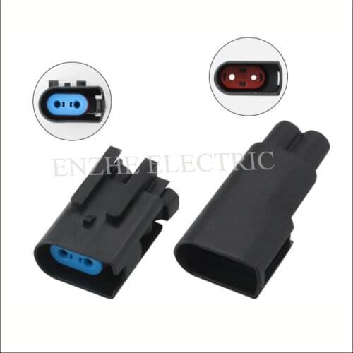 50SET car wire male female cable connector terminal 2 pin connector Plugs sockets include terminals and seal DJ7022Q-1.5-21/11