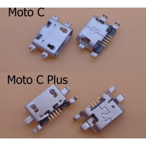 50pcs For motorola Moto C C PLUS Cplus XT1723 XT1724 micro usb charge charging connector plug dock socket port