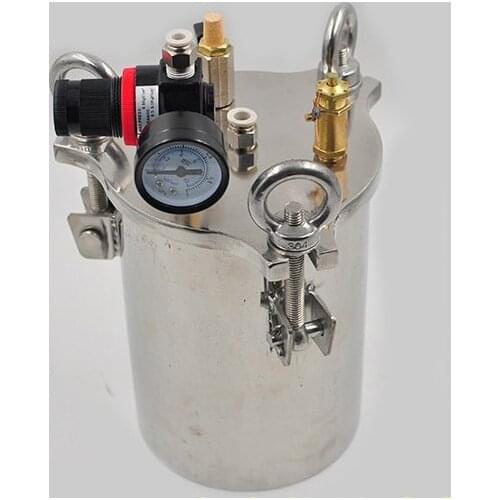 Carbon steel Stainless steel Dispenser Pressure Tank Fluid Dispensing Bucket 1-5L