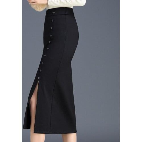 Юбки-карандаши с разрезом BLEASENDY China At AliExpress