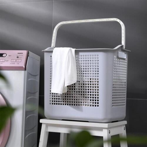 Large Bathroom Laundry Basket for Dirty Clothes Laundry Hamper Washing Clothes Box Snacks Clothing Storage Basket Organizer