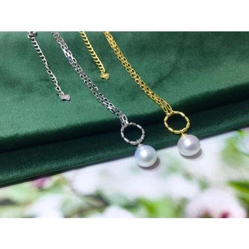Brand New 925 Sterling Silver Necklace Chain Mountings Necklace Findings Jewelry Parts Fittings Accessories for Pearls Beads