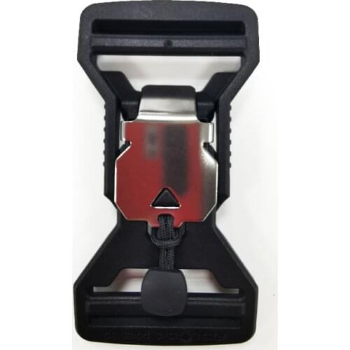 FID LOCK V-BUCKLE 40 LL | Plastic magnetic buckle, dual side adjustment, 40mm