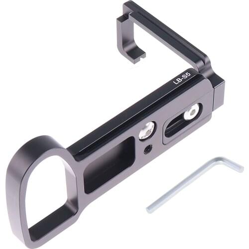 Quick Release L-Plate Bracket Camera Holder Grip For Panasonic S5 Camera