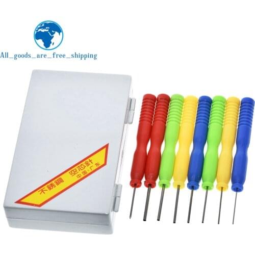 Good Quality 8 Pcs/Lot Mixed Stainless Steel Non-stick Tin Hollow Core Needle Kits For Soldering Assist Accessories